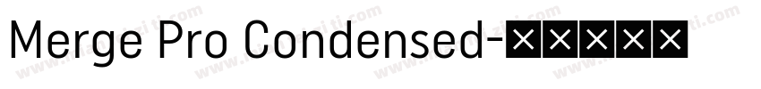 Merge Pro Condensed字体转换
